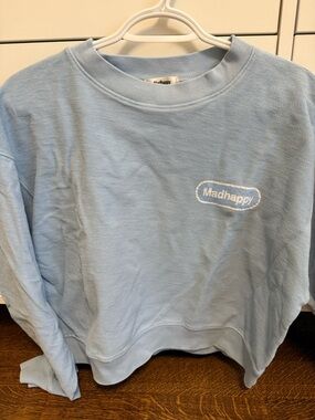 Madhappy Pale Blue Logo Crew Sweatshirt